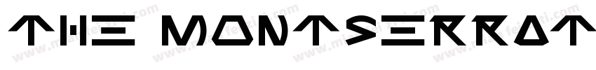 The Montserrat Font Project字体转换